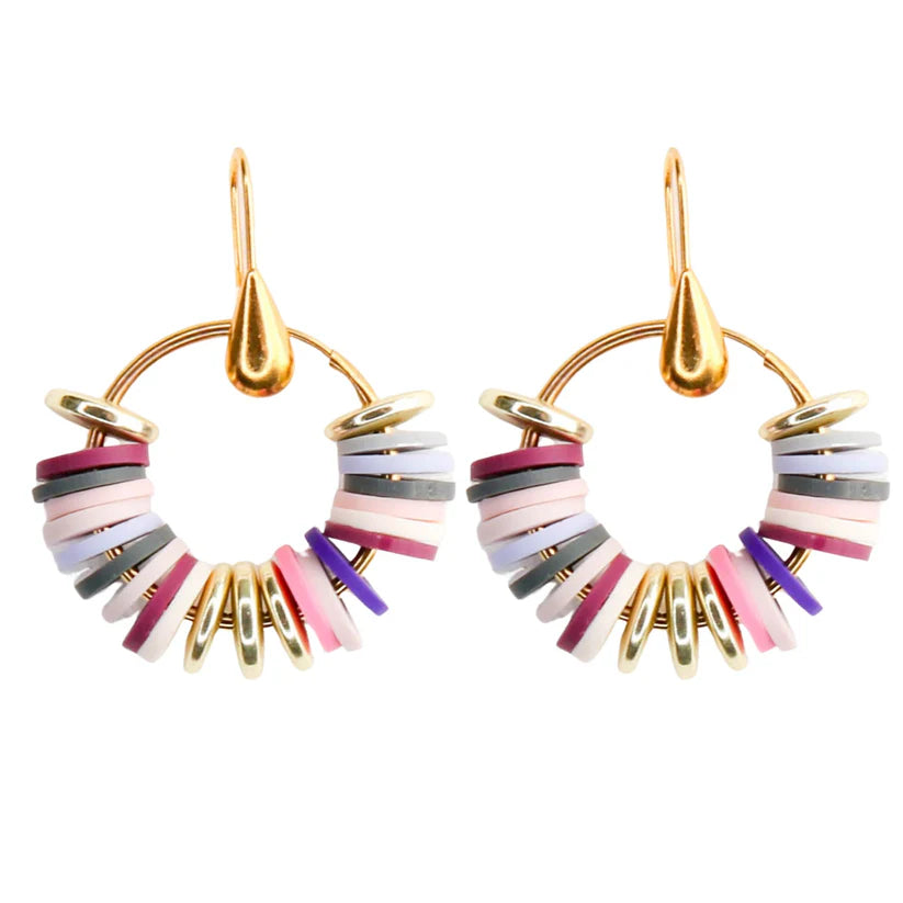 Esme Earrings in Pink Valentine