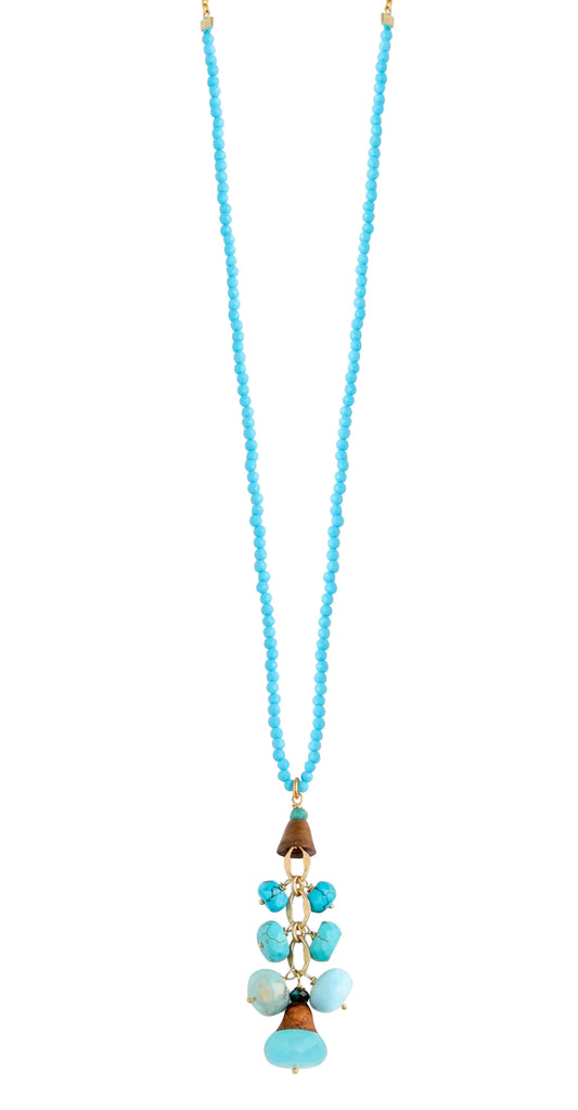 Flavia Stone Pendant Necklace