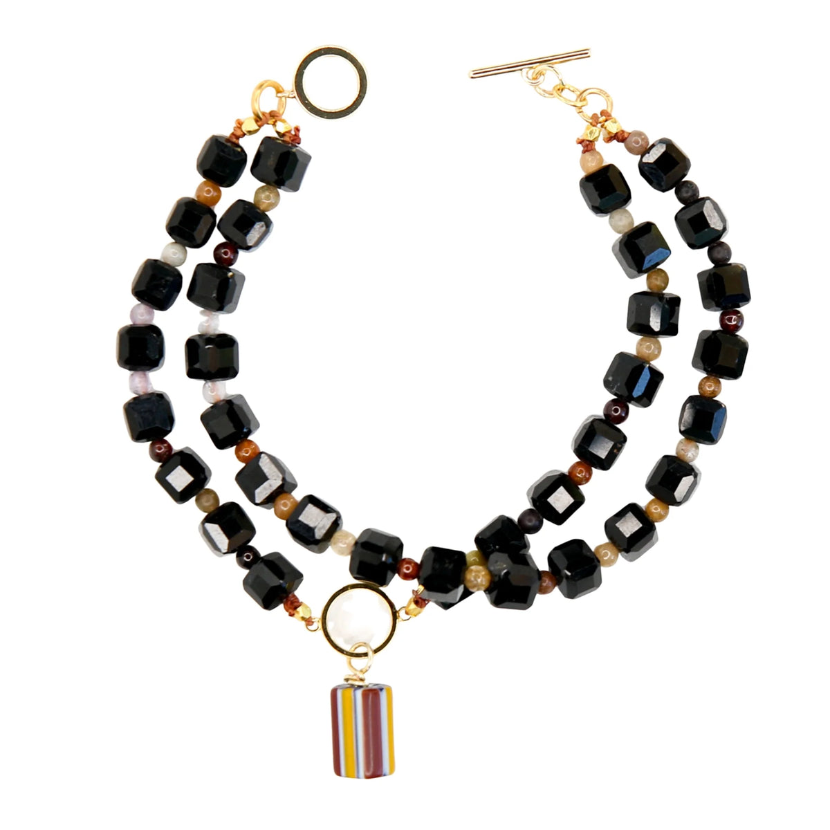 Four Corners Gemstone Bracelet