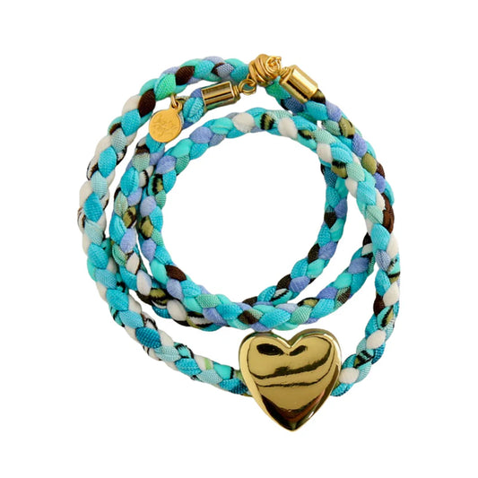 Isla Wrap Bracelet in Lagoon
