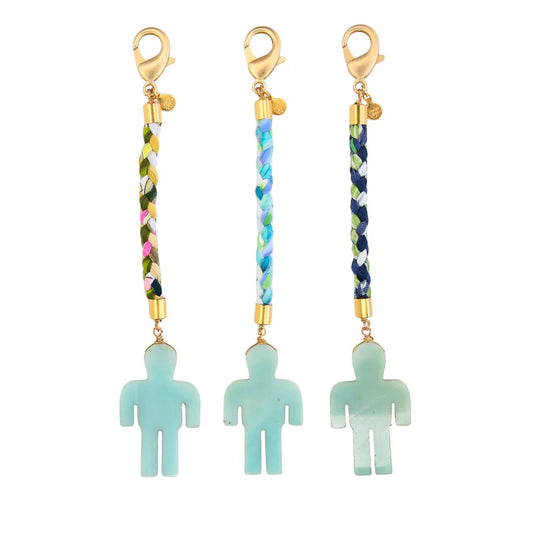 Jade Figure Bag Charm