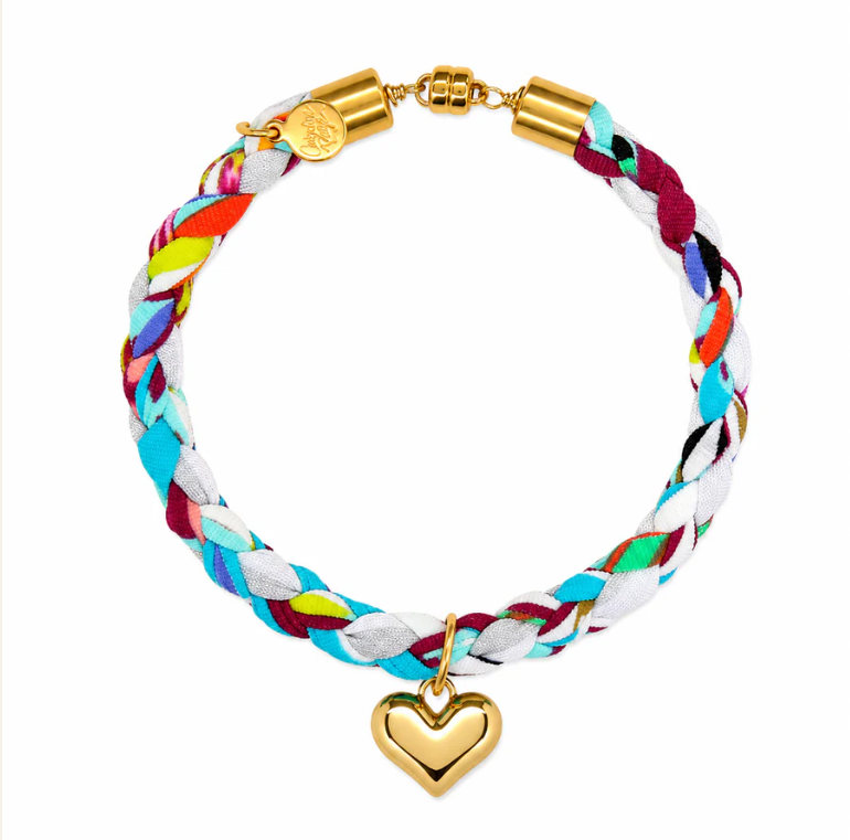 Jubilee Heart Bracelet - White