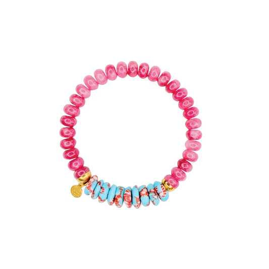 Julep Elastic Bracelet in Pink Sorbet