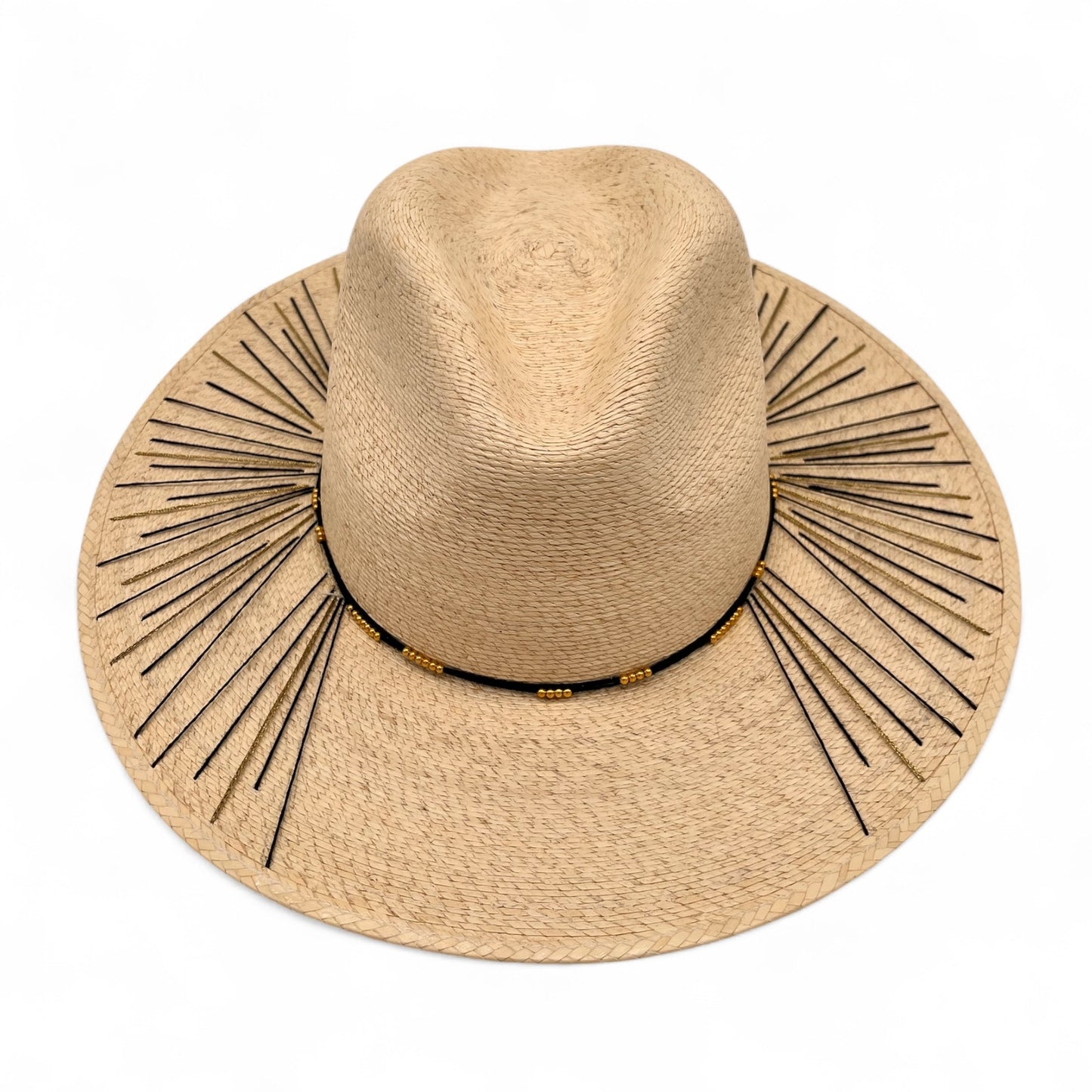 Lines in the Sand Palm Leaf Hat