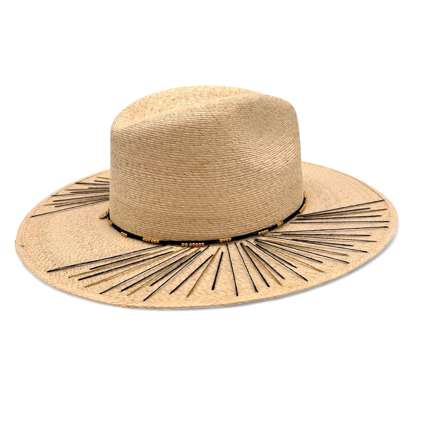 Lines in the Sand Palm Leaf Hat