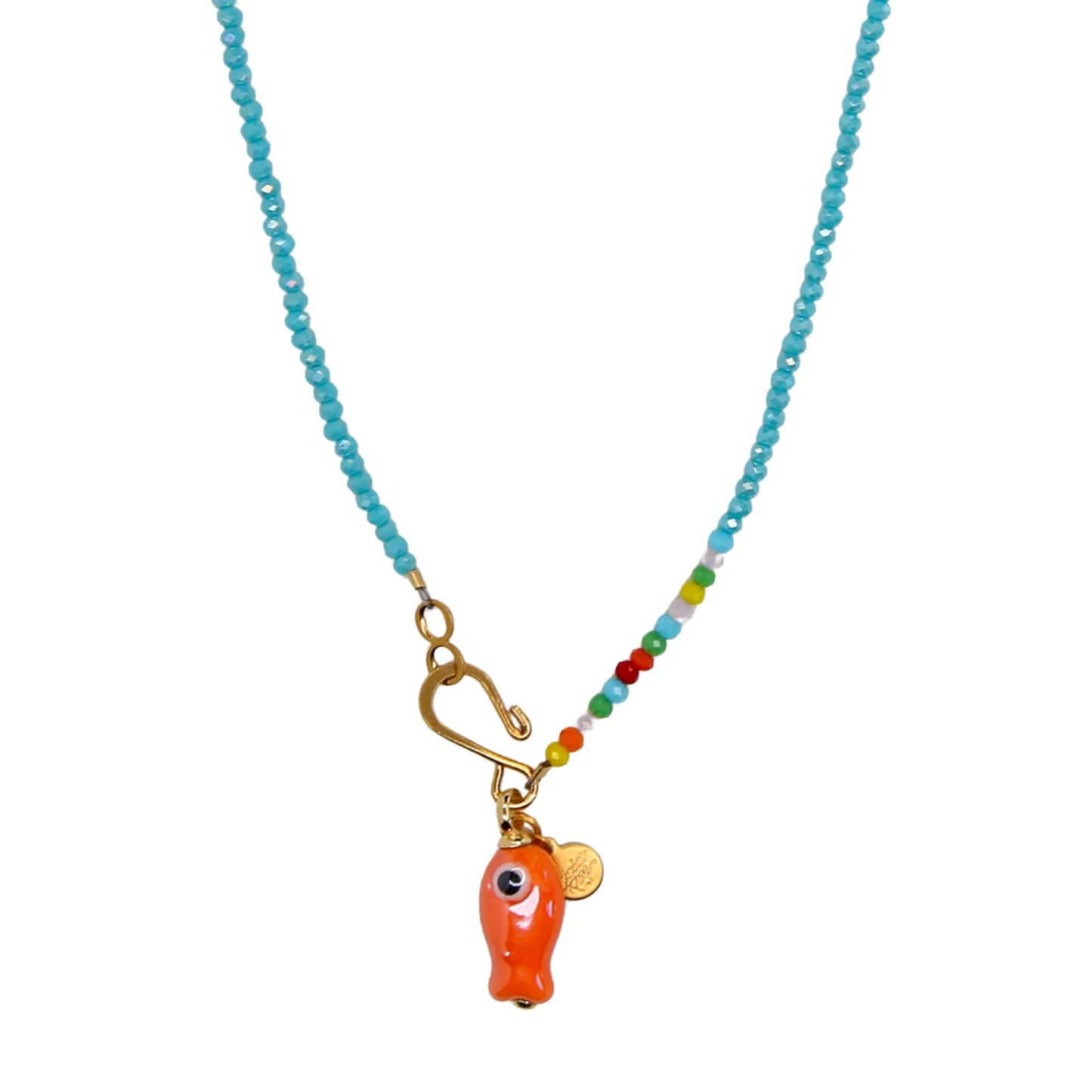 Little Catch Necklace - Orange