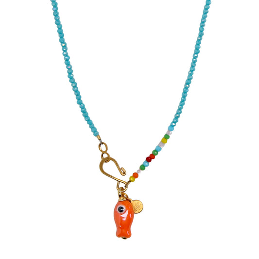 Little Catch Necklace - Orange