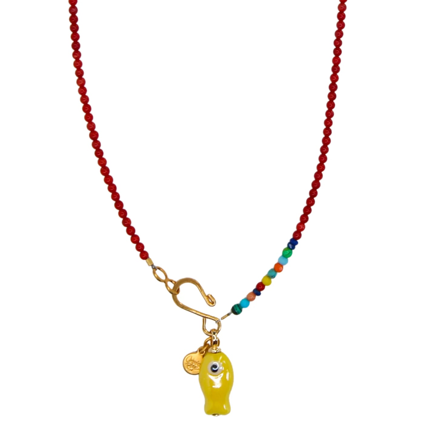 Little Catch Necklace - Yellow