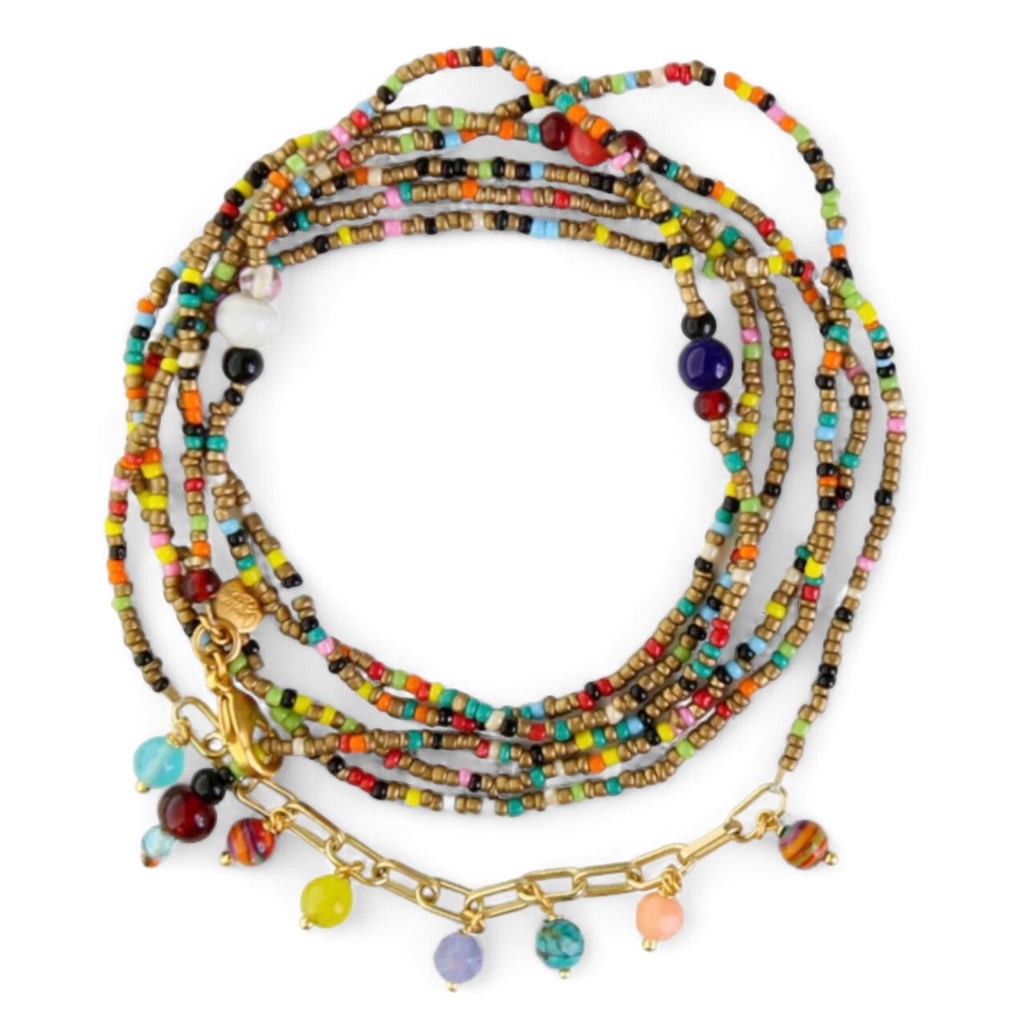 Madras Wrap Bracelet or Necklace