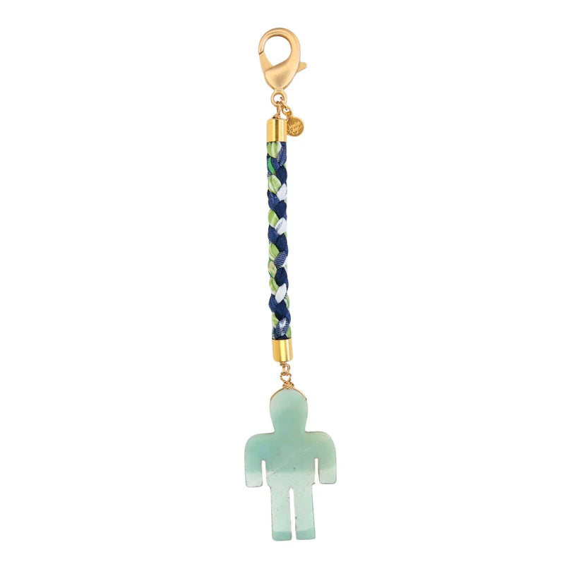 Jade Figure Bag Charm