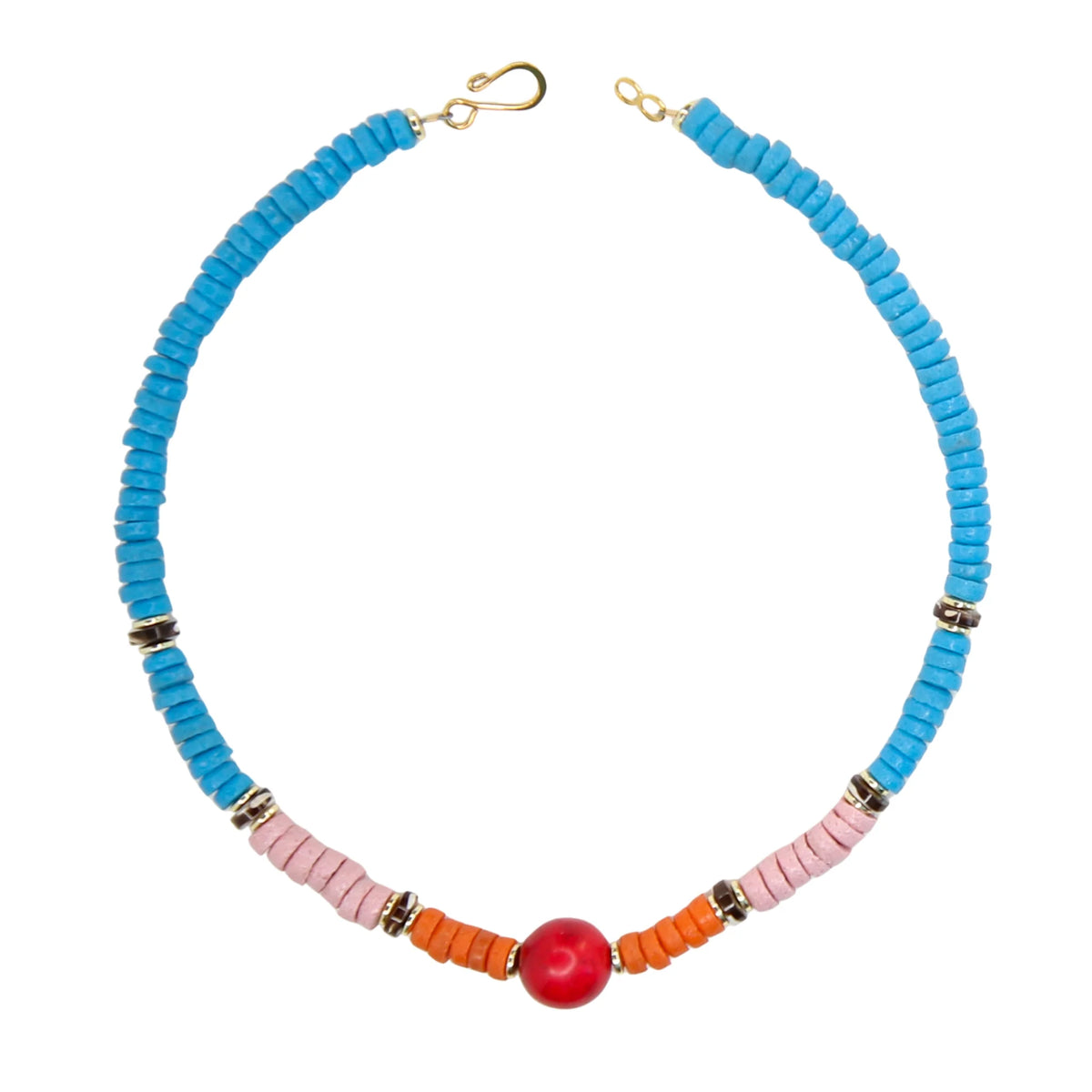 Mercato African Disk Necklace