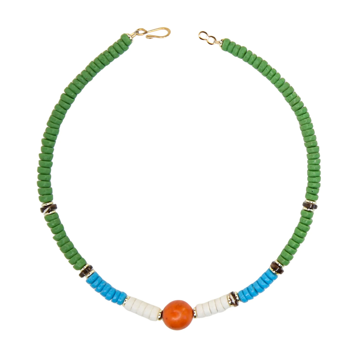 Mercato African Disk Necklace