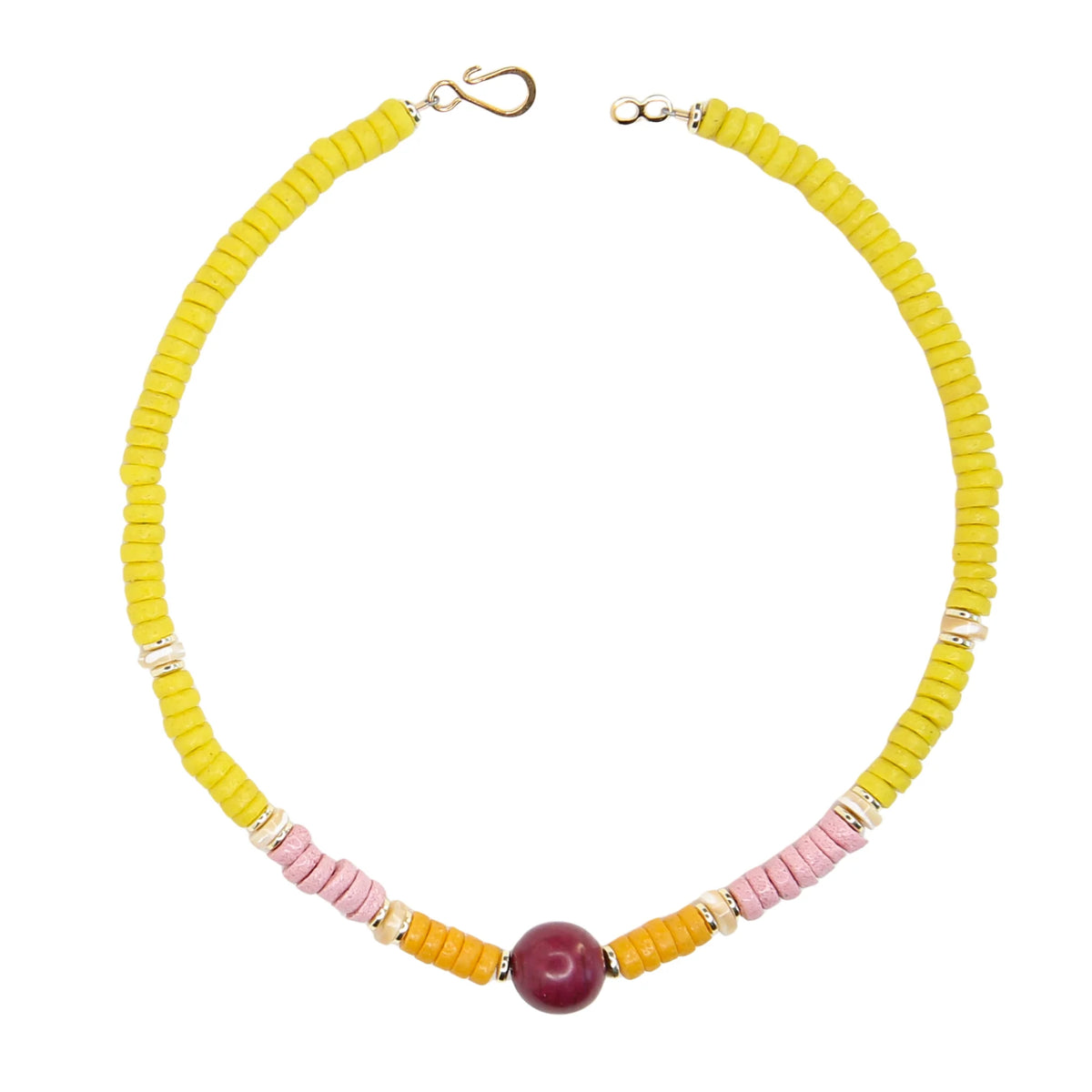 Mercato African Disk Necklace
