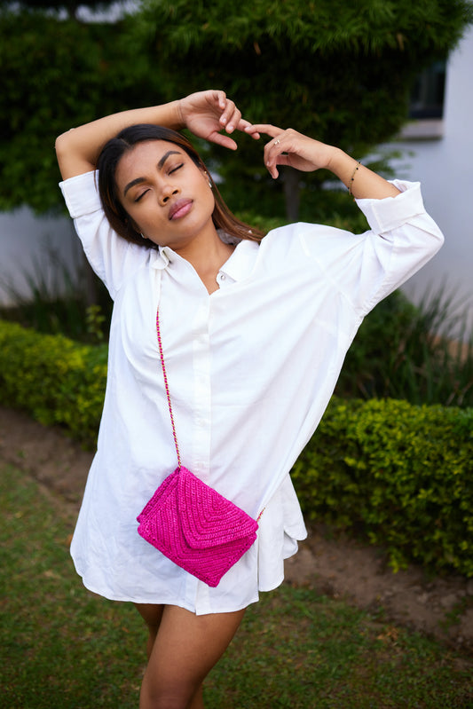Micky Crossbody Bag - Fuchsia