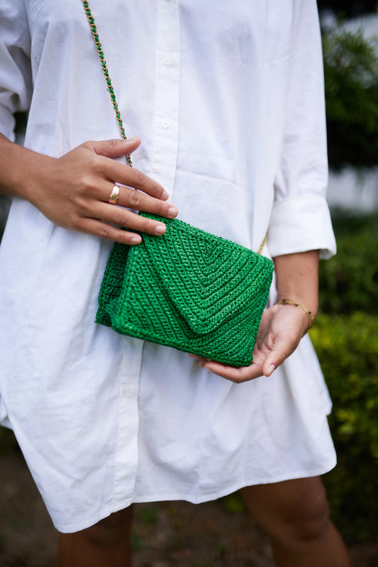 Micky Crossbody Bag- Green