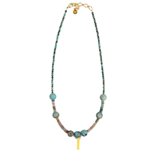 Mira Necklace in Peruvian Opal