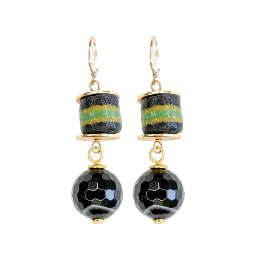 Nia Earrings in Blacks