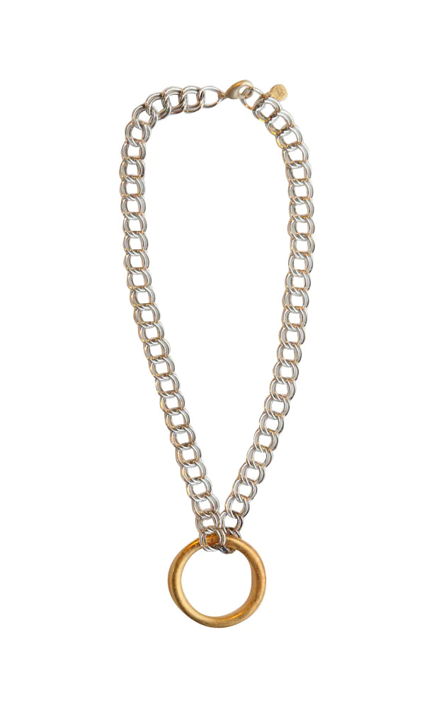 Noland Hoop Pendant Necklace