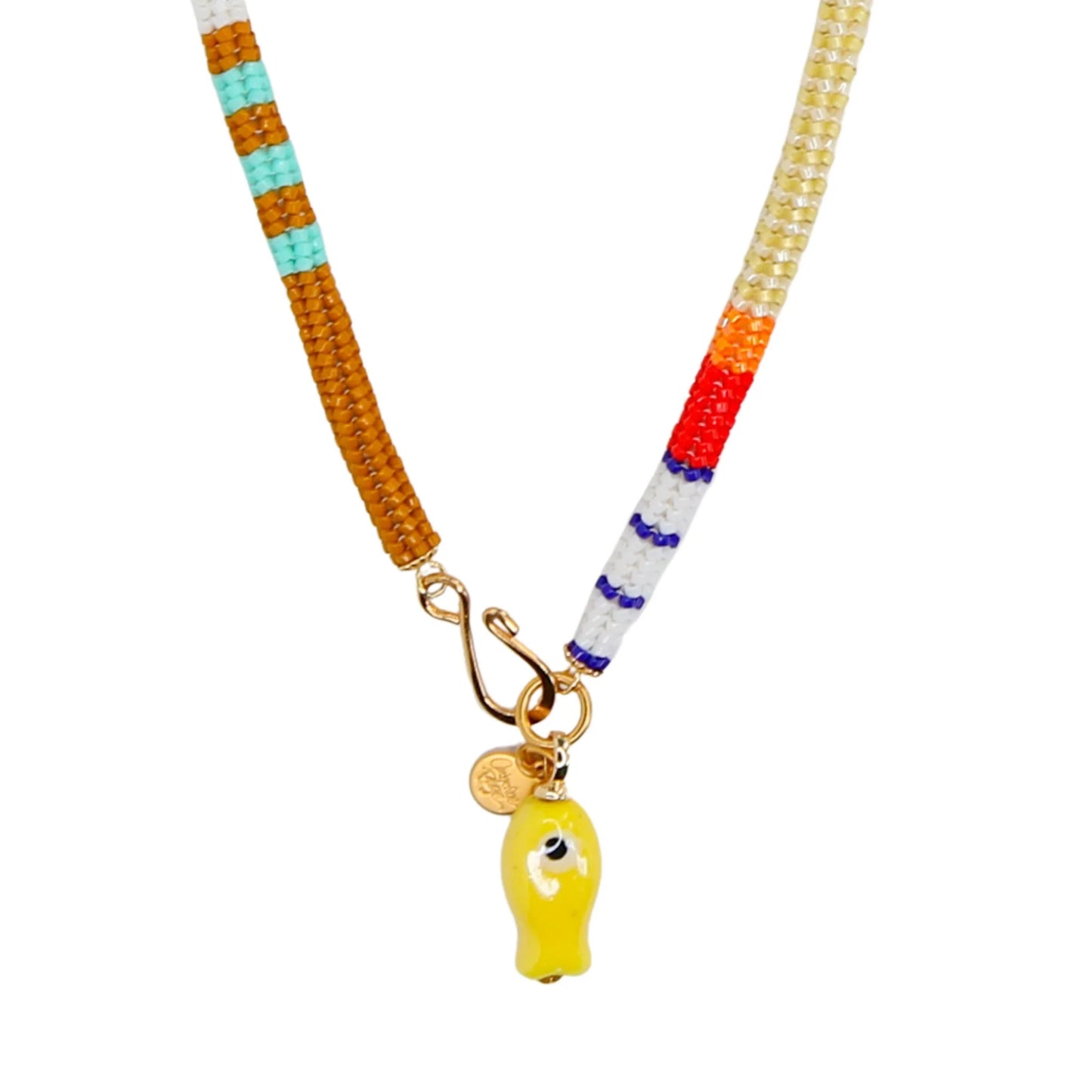 Pesca Miyuki Necklace - Yellow