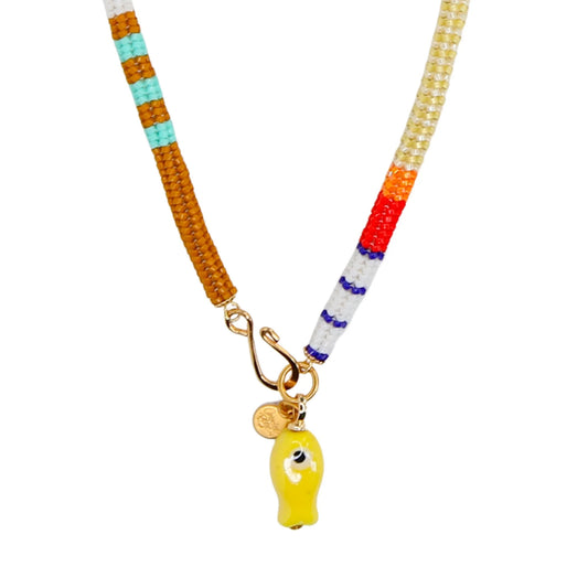 Pesca Miyuki Necklace - Yellow