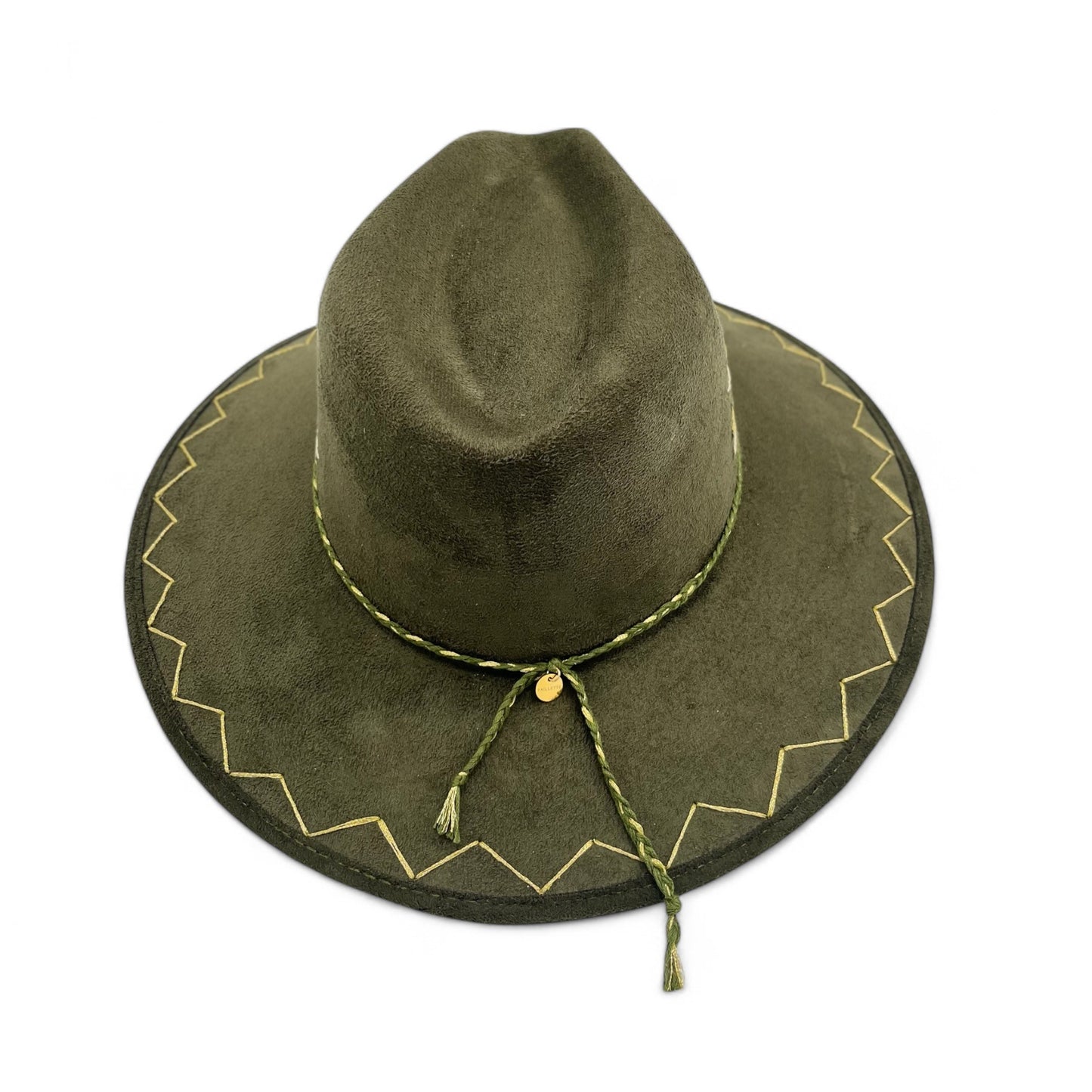 Ray of Light Vegan Suede Wide Brim Fedora