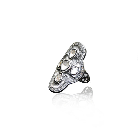 Sterling Silver Rosecut RIng