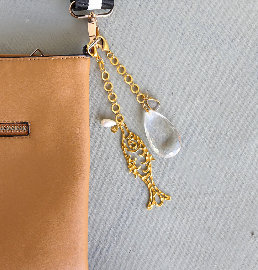 Lucite Bag Charm