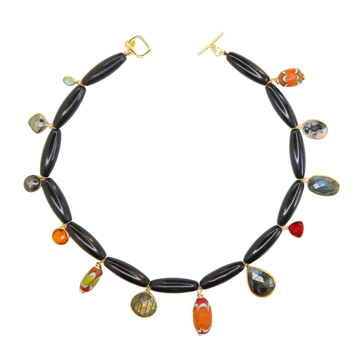 Tambourine Beaded Necklace