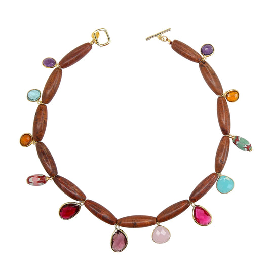 Tambourine Beaded Necklace