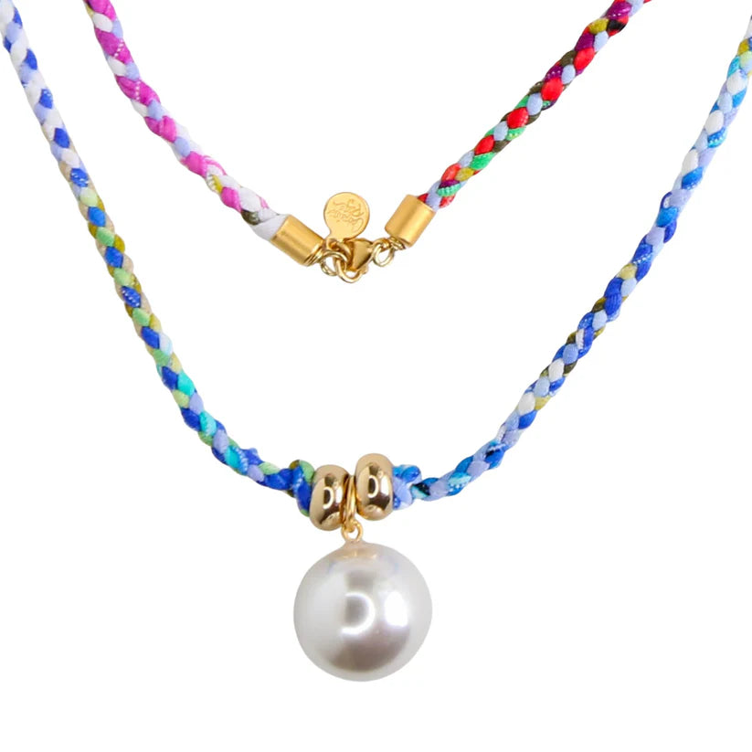 Tulum Necklace in Capri Blue