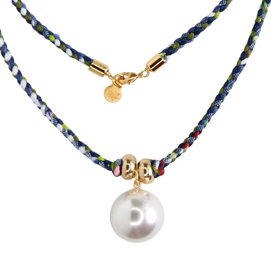 Tulum Necklace in Navy