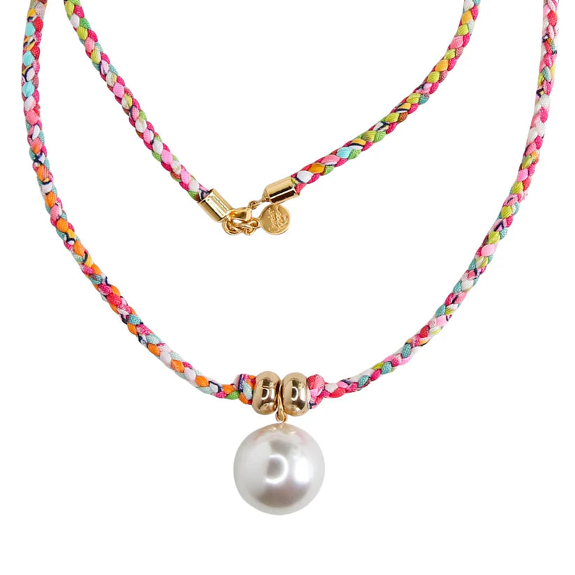 Tulum Necklace in Flora Pink