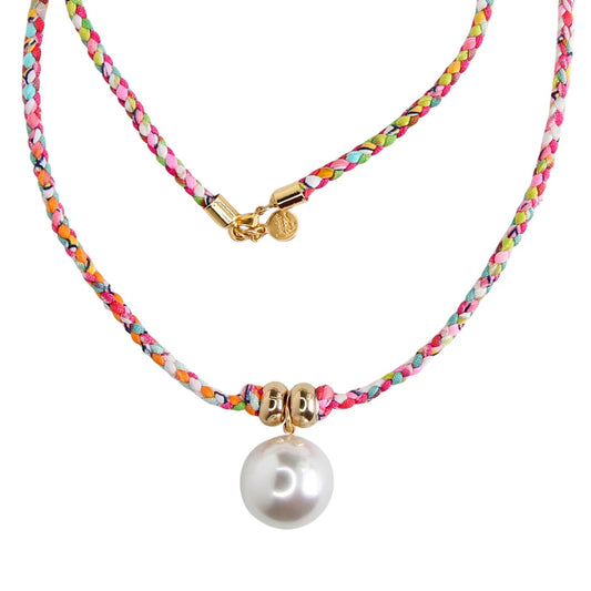 Tulum Necklace in Flora Pink