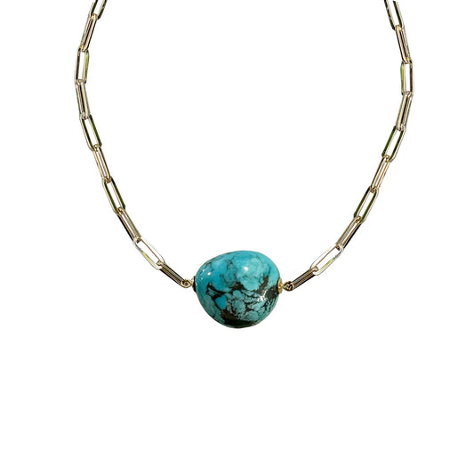 Turquoise Ball Necklace