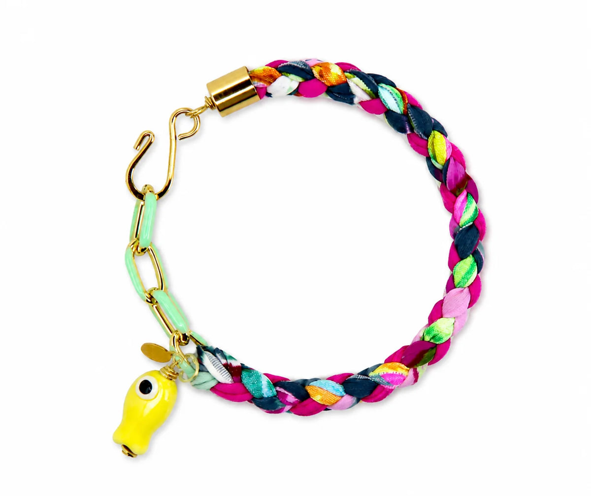Twizel Braided Bracelet with Fish