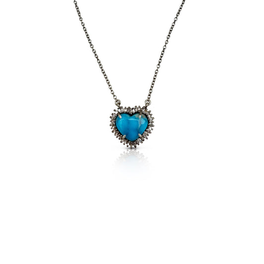 Mini Turquoise Heart